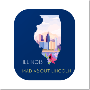 Illinois-Mad About Lincoln Posters and Art